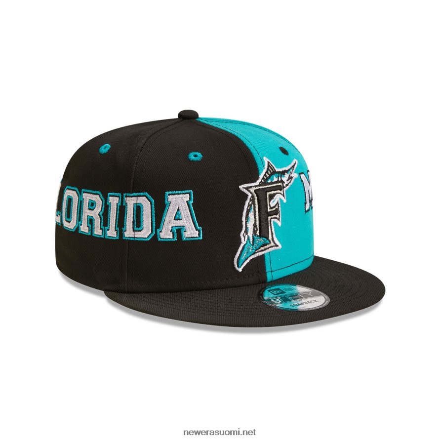 New Eramiami marlins teamsplit musta 9fifty snapback lippis4V266L2025