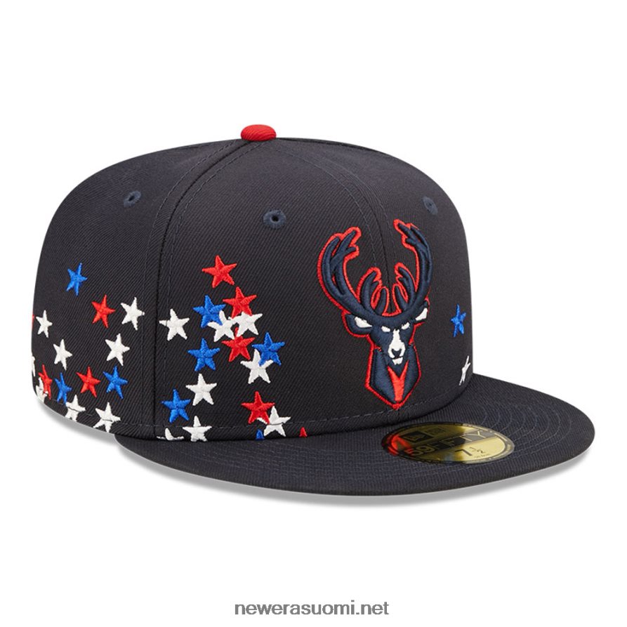 New Eramilwaukee bucks nba americana navy 59fifty varustettu lippalakki4V266L1149