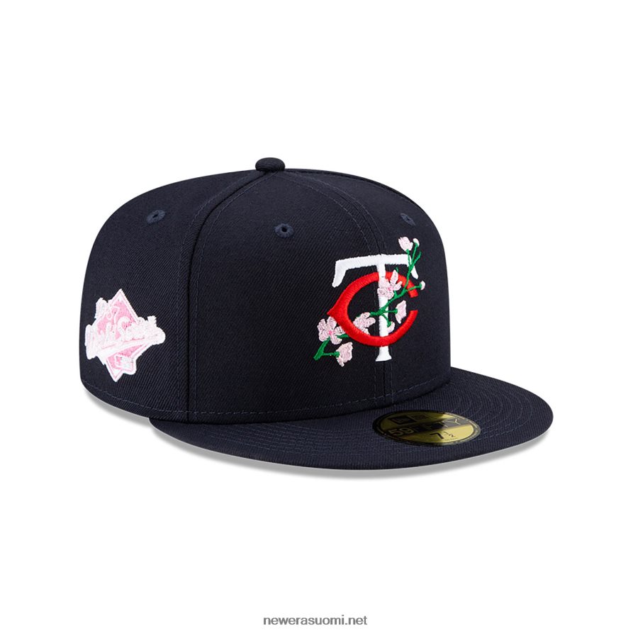 New Eraminnesota twins side patch bloom navy 59fifty fitted cap4V266L718