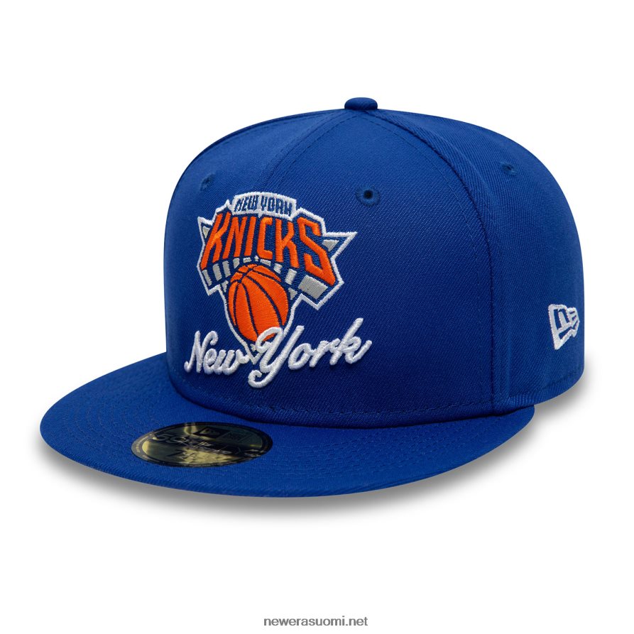 New Eranew york knicks kaksoislogo sininen 59fifty varustettu lippis4V266L568