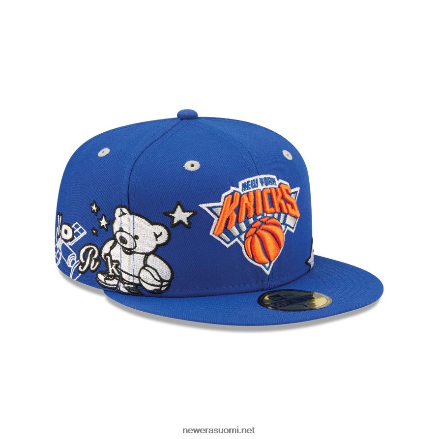 New Eranew york knicks teddy blue 59fifty varustettu lippalakki4V266L603