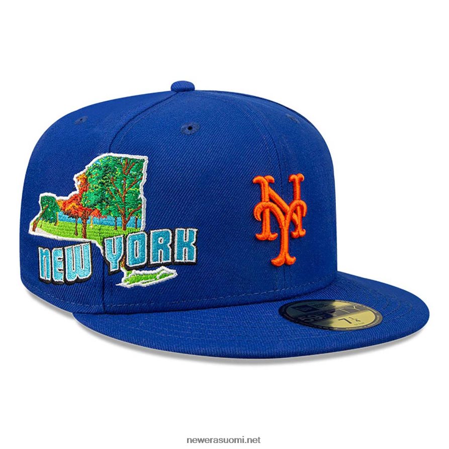 New Eranew york mets stateview sininen 59fifty fitted cap4V266L1226