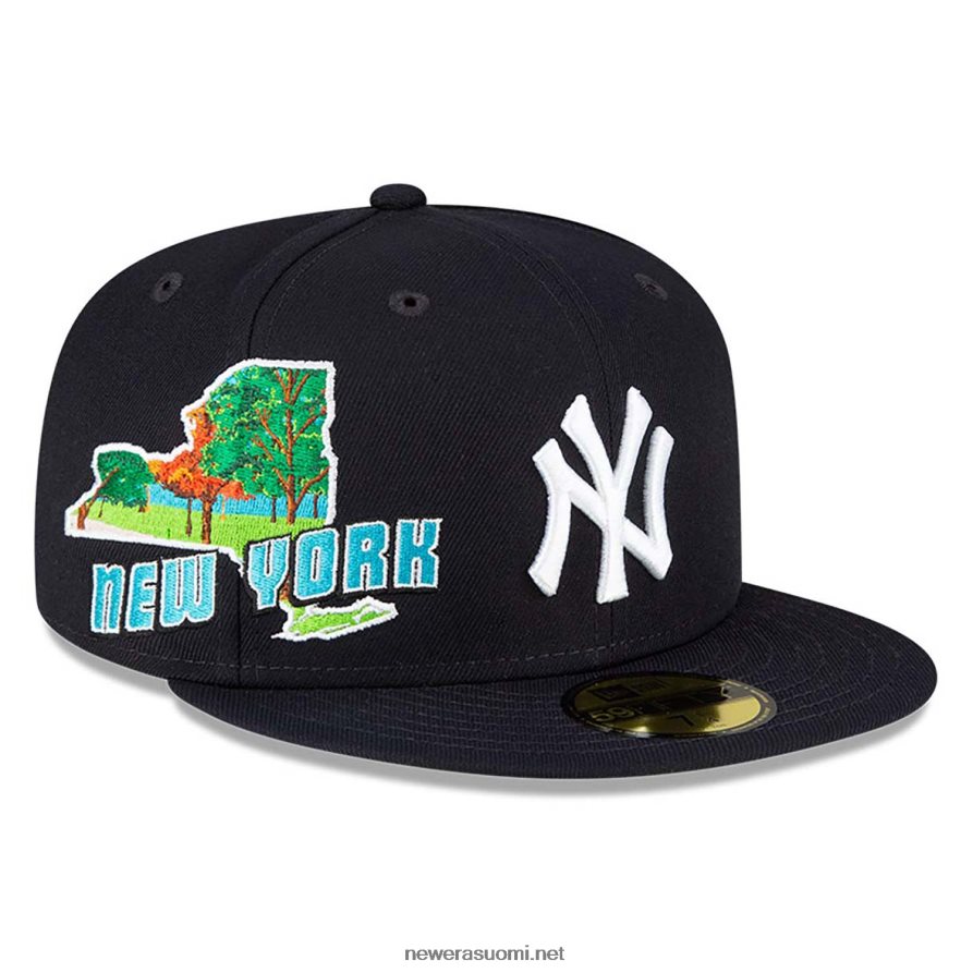 New Eranew york yankees Stateview navy 59fifty varustettu lippalakki4V266L927