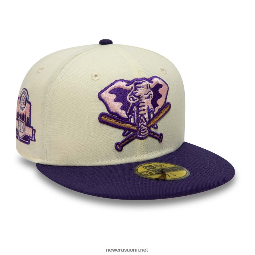 New Eraoakland Athletics kromi ja violetti 59fifty istuva lippalakki4V266L313