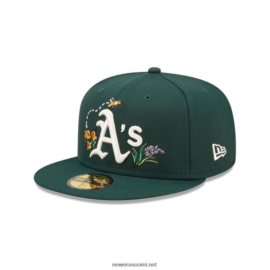 New Eraoakland athletics akvarelli kukkavihreä 59fifty cap4V266L167