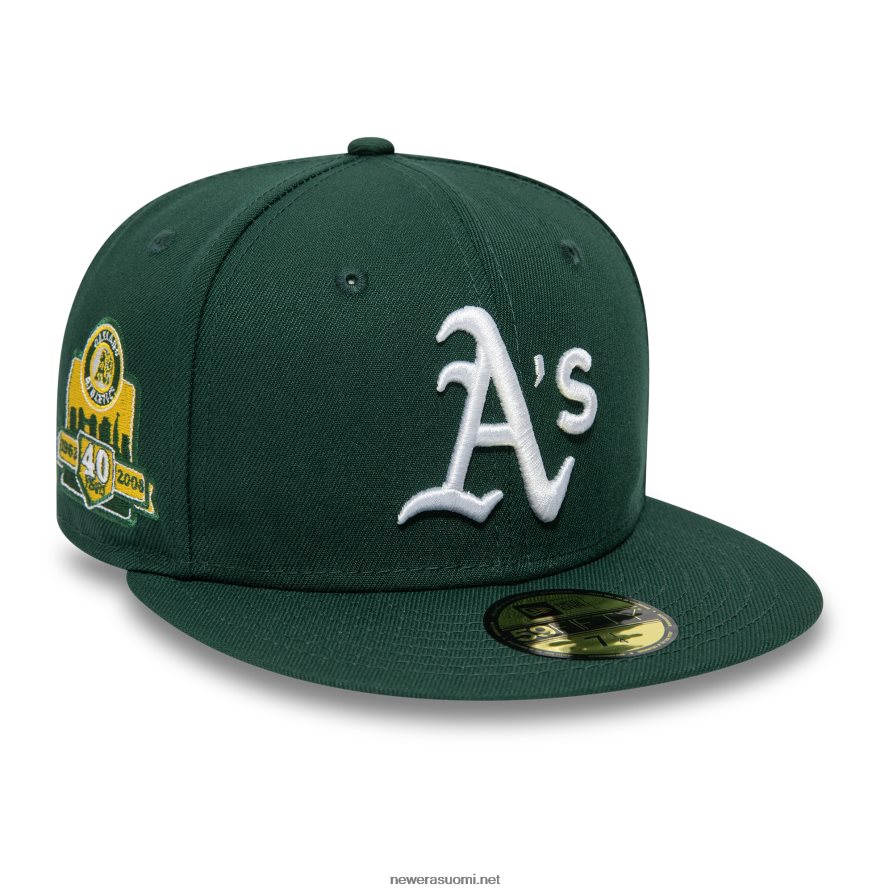 New Eraoakland athletics american League -stadion tummanvihreä 59fifty asennettu lippis4V266L1049