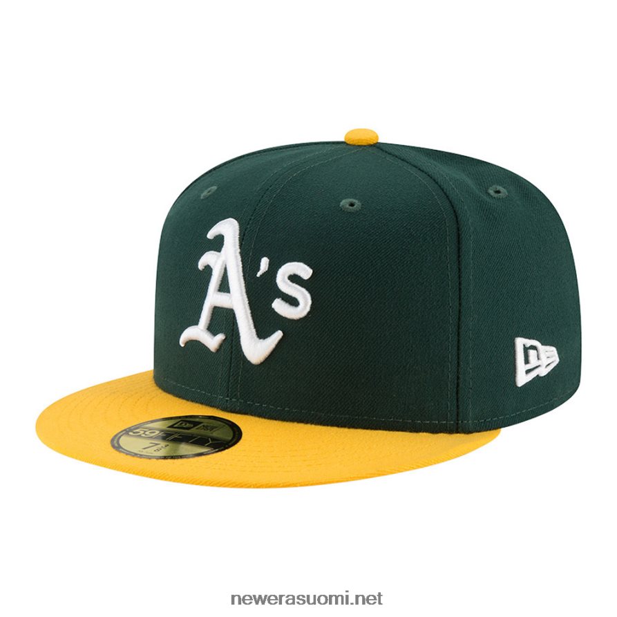 New Eraoakland athletics autenttinen kentällä koti vihreä 59fifty cap4V266L60