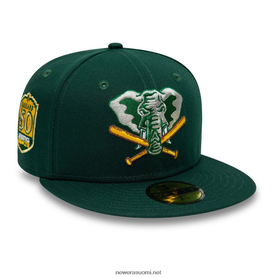 New Eraoakland athletics forest green 59fifty fitted cap4V266L1293