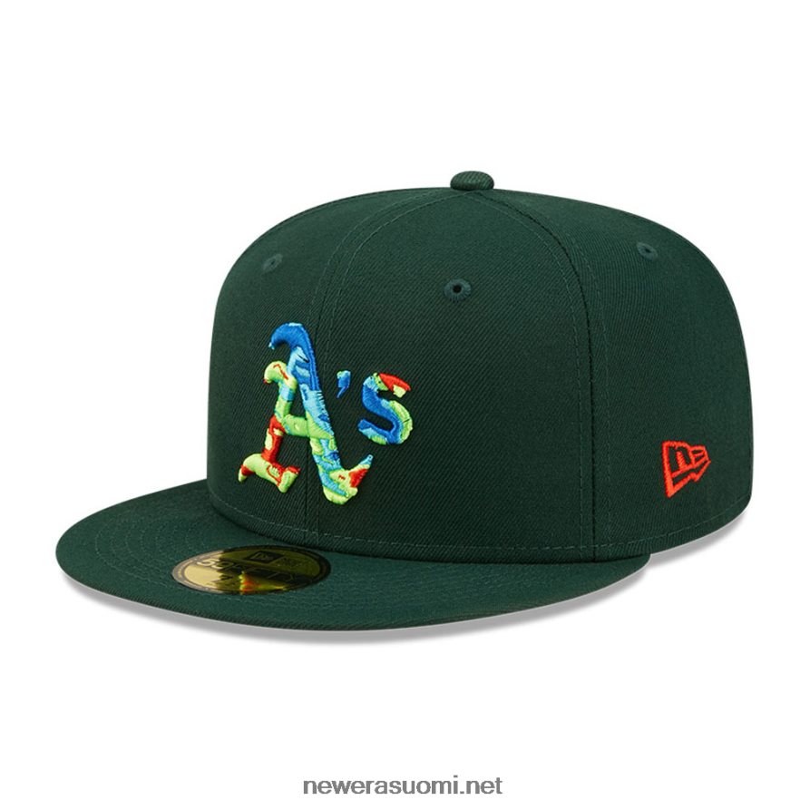 New Eraoakland athletics infrapuna tummanvihreä 59fifty istuva lippalakki4V266L41