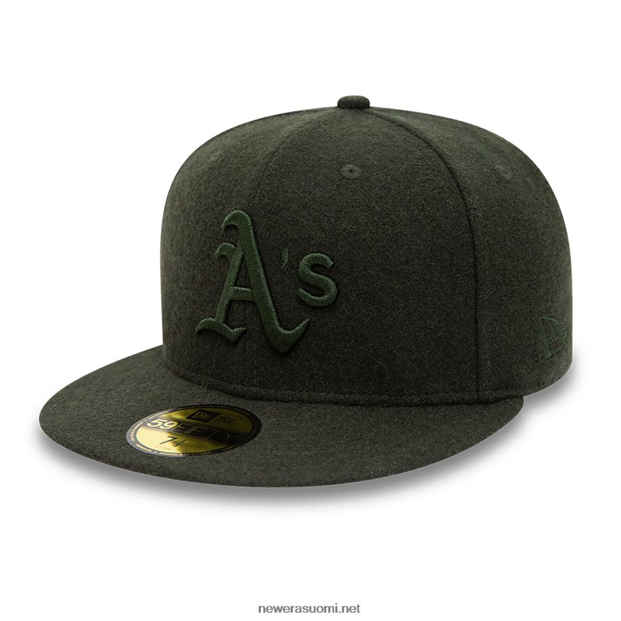 New Eraoakland athletics melton tummanvihreä 59fifty fitted cap4V266L1236