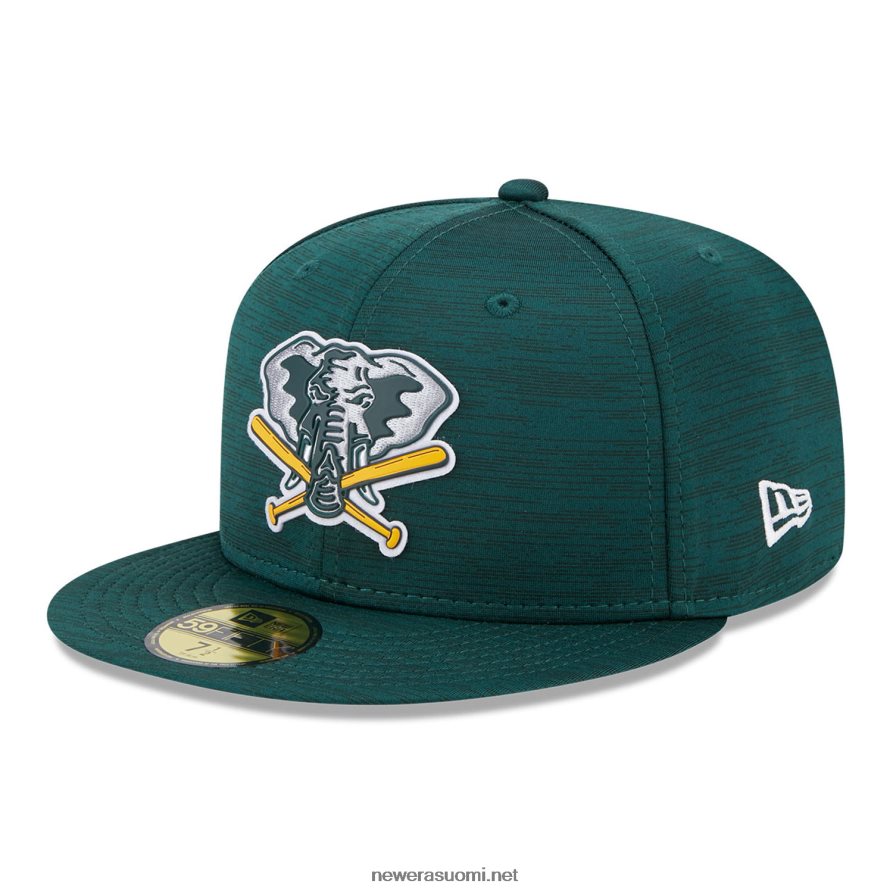 New Eraoakland athletics mlb klubitalo vihreä 59fifty varustettu lippis4V266L72