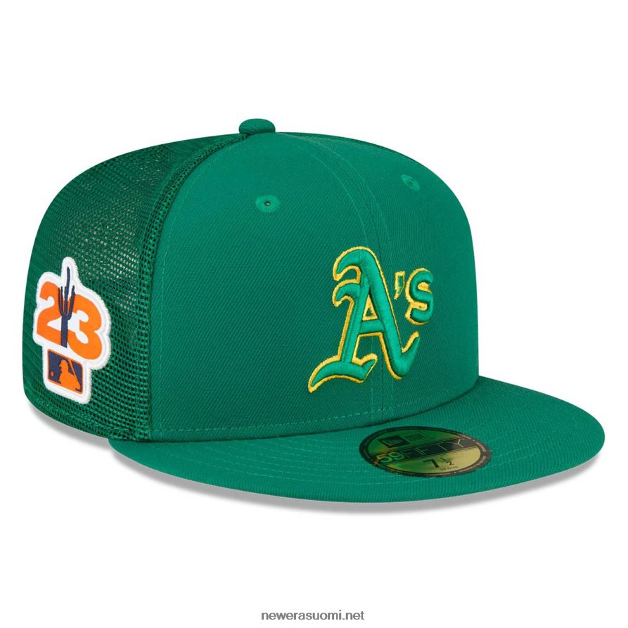 New Eraoakland athletics mlb spring training green 59fifty fitted cap4V266L803