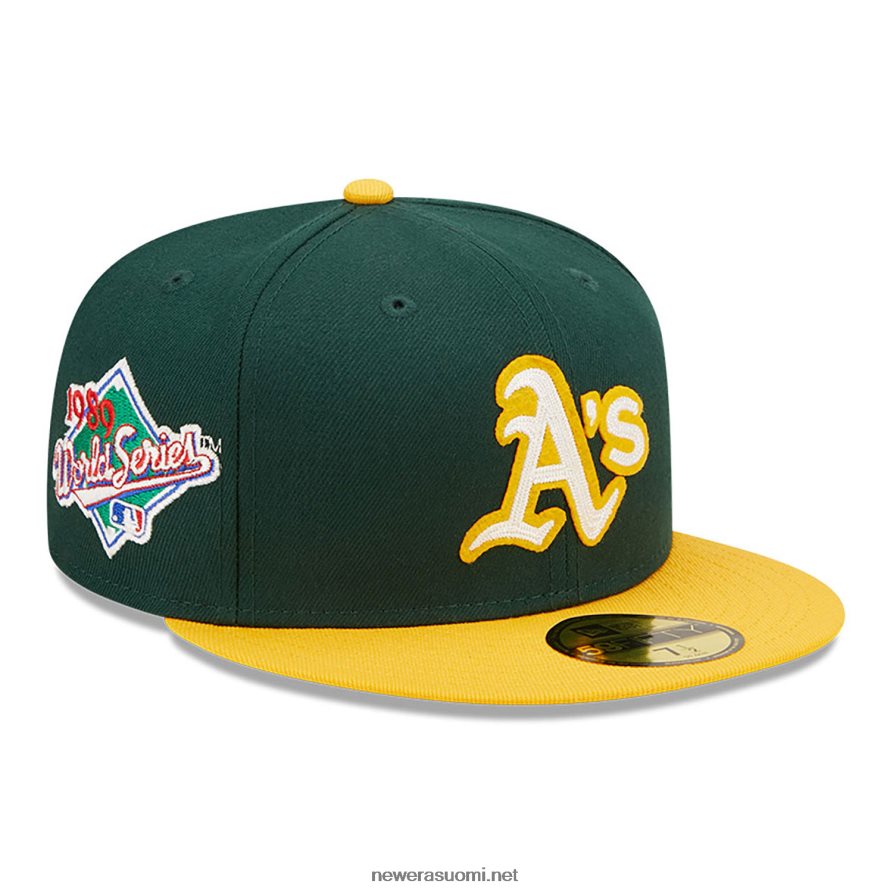 New Eraoakland athletics ne letterman tummanvihreä 59fifty istuva lippis4V266L340