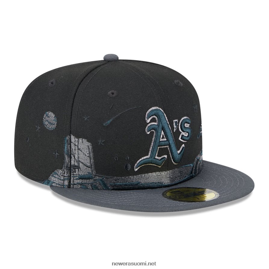 New Eraoakland athletics planetary black 59fifty istuva lippis4V266L70