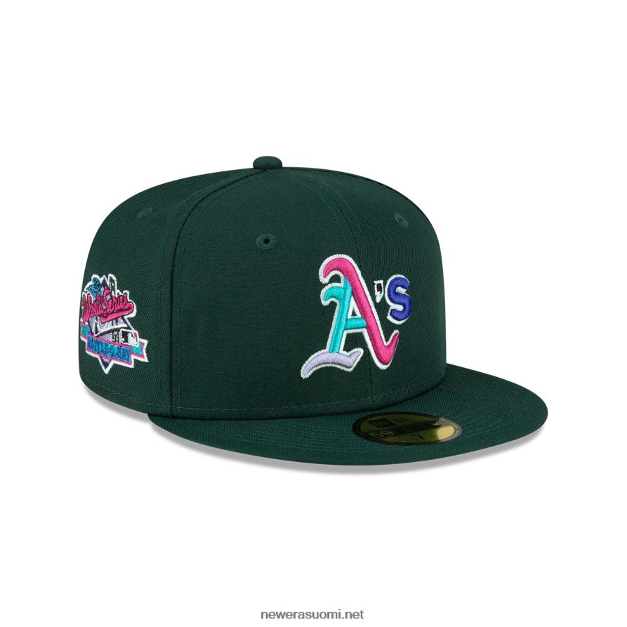 New Eraoakland athletics polarlights tummanvihreä 59fifty istuva lippalakki4V266L574