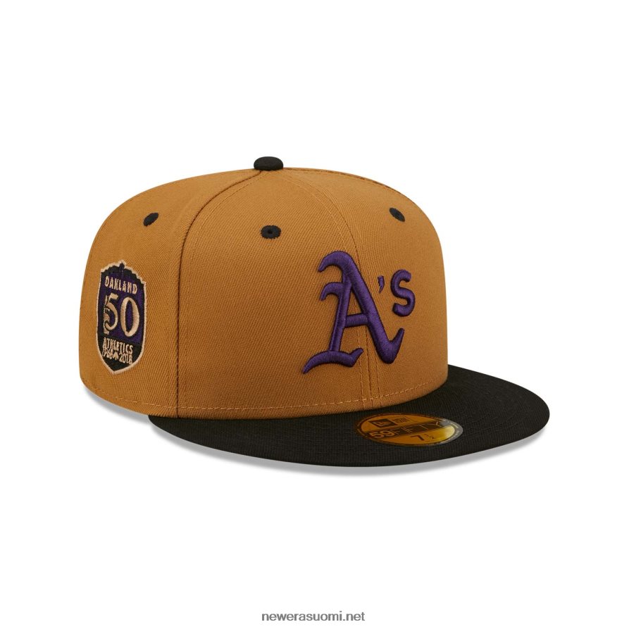 New Eraoakland athletics purppura vehnä 59fifty sovitettu korkki4V266L16