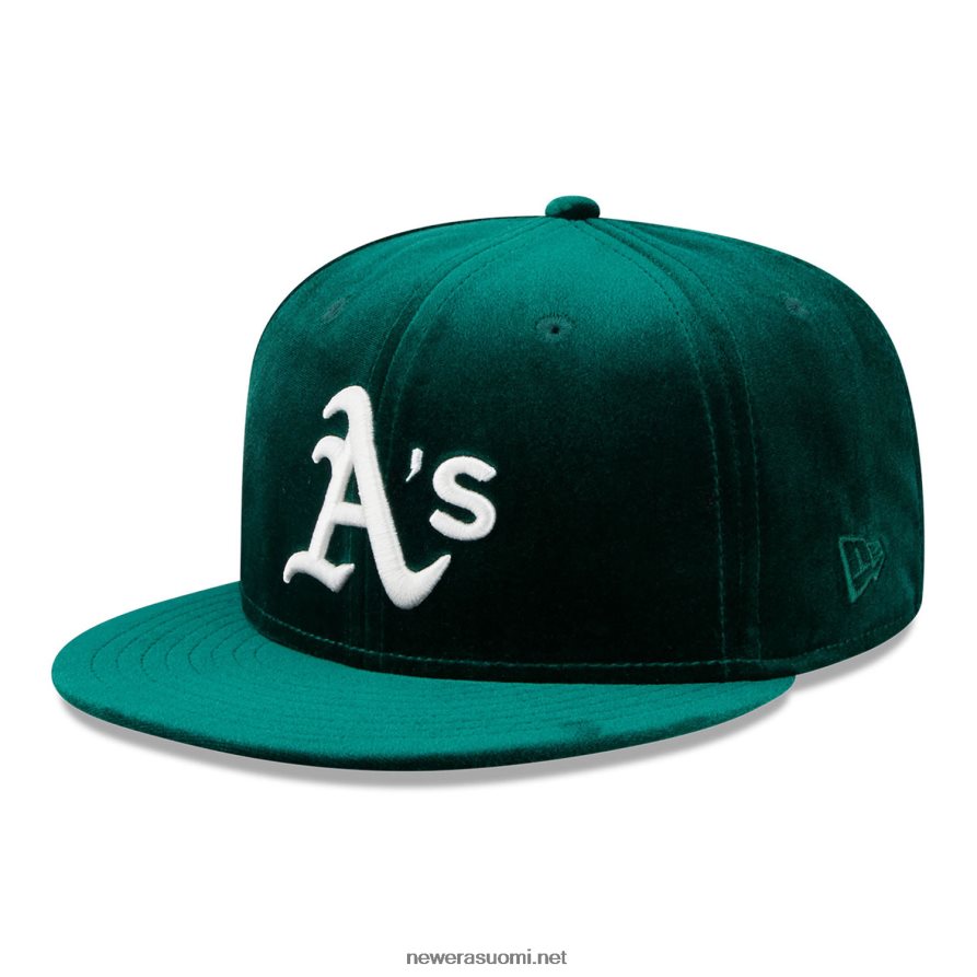 New Eraoakland athletics sametti tummanvihreä 59fifty istuva lippis4V266L932