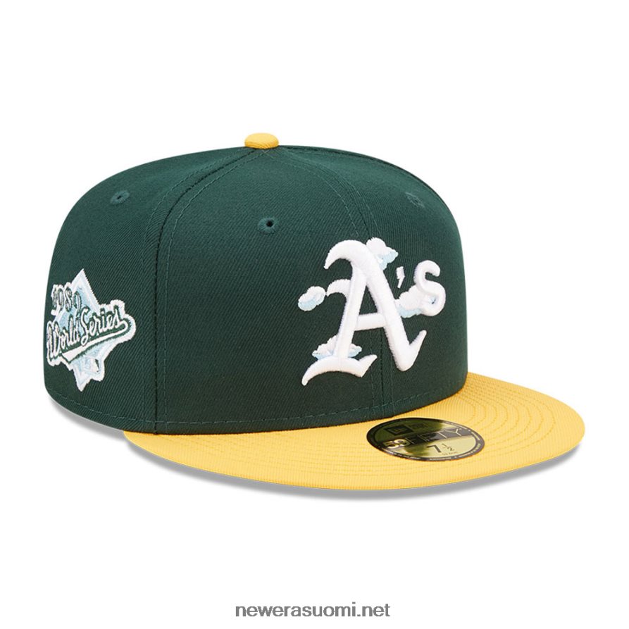 New Eraoakland athletics sarjakuvapilvi tummanvihreä 59fifty istuva lippis4V266L178