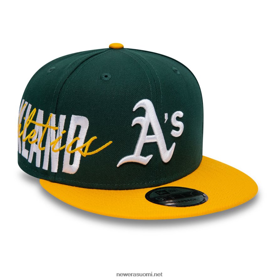 New Eraoakland athletics sivufontti tummanvihreä 9fifty snapback lippis4V266L2040