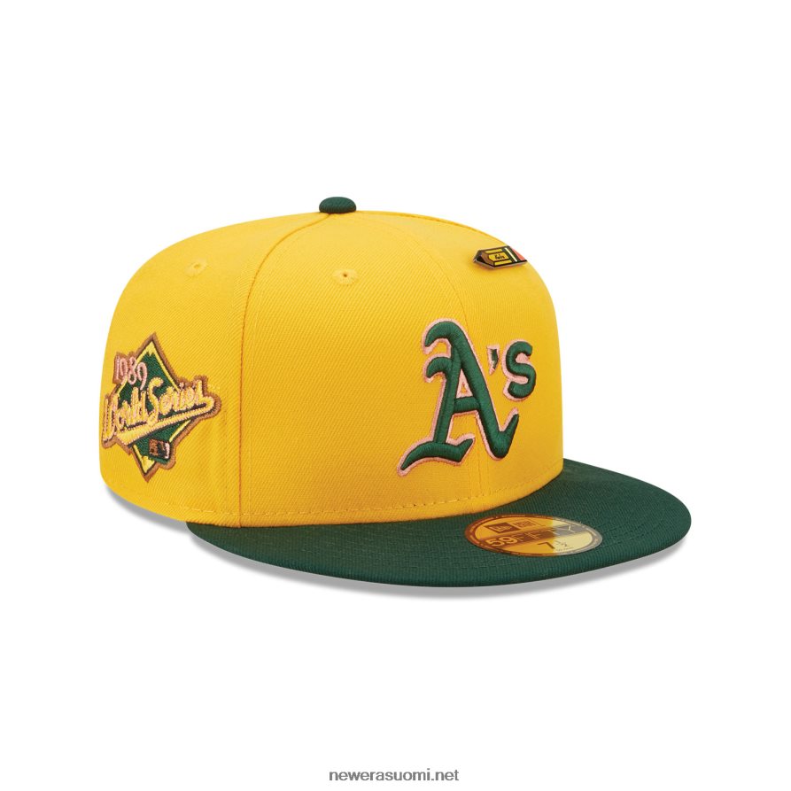 New Eraoakland athletics takaisin kouluun keltainen 59fifty istuva lippis4V266L1260