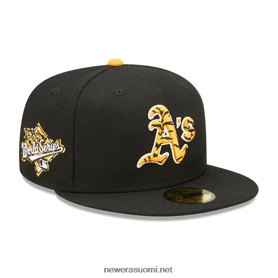 New Eraoakland athletics tiger fill black 59fifty istuva lippalakki4V266L553