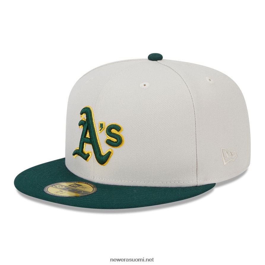 New Eraoakland athletics varsity letter stone 59fifty varustettu lippis4V266L859