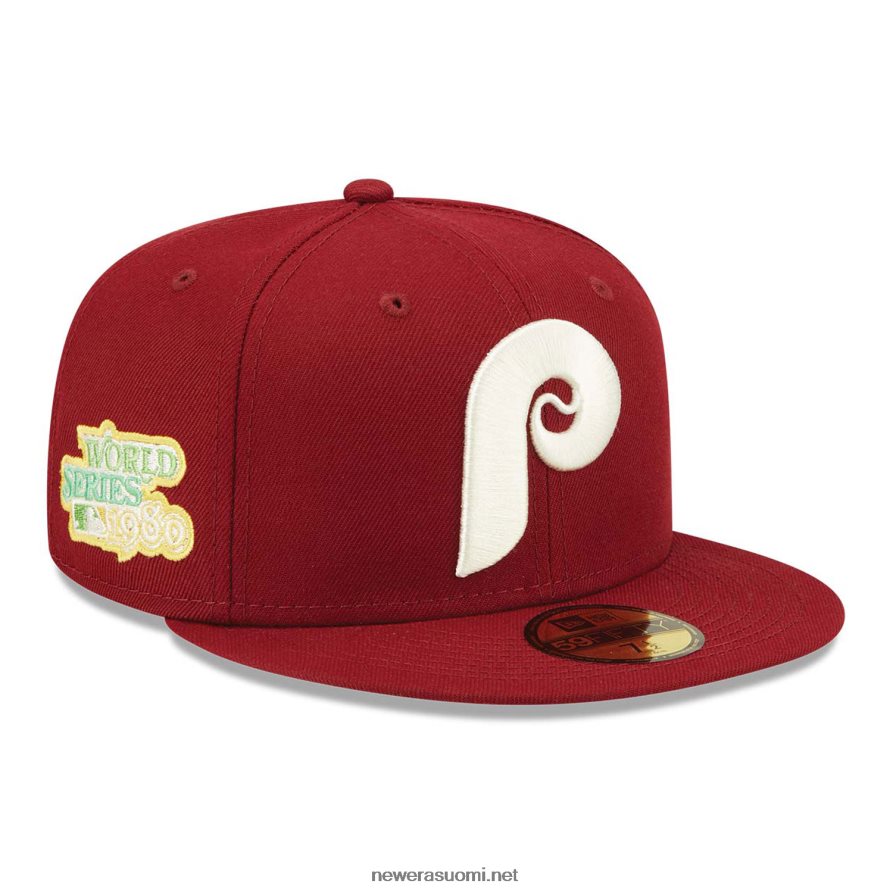 New Eraphiladelphia phillies citrus pop tummanpunainen 59fifty istuva korkki4V266L1178