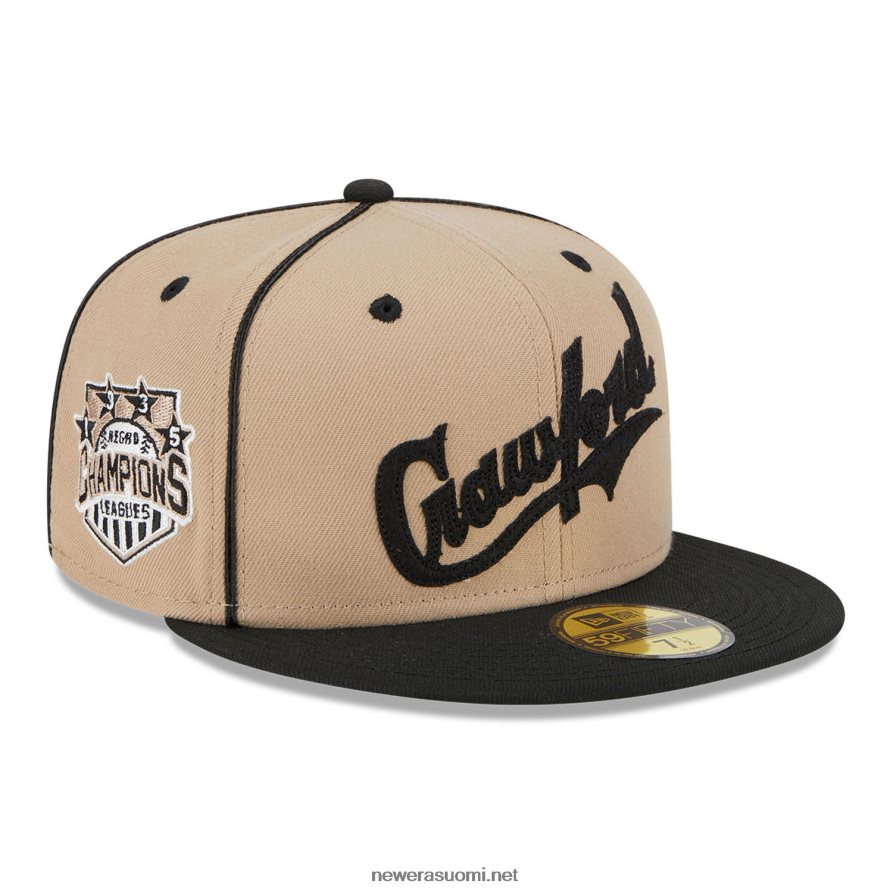 New Erapittsburgh crawfords negro League beige 59fifty asennettu lippis4V266L920