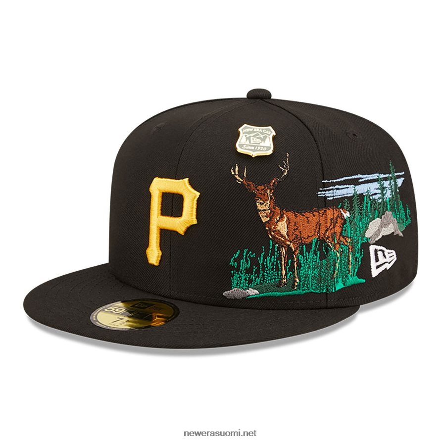 New Erapittsburgh pirates State Park musta 59fifty asennettu lippis4V266L1187