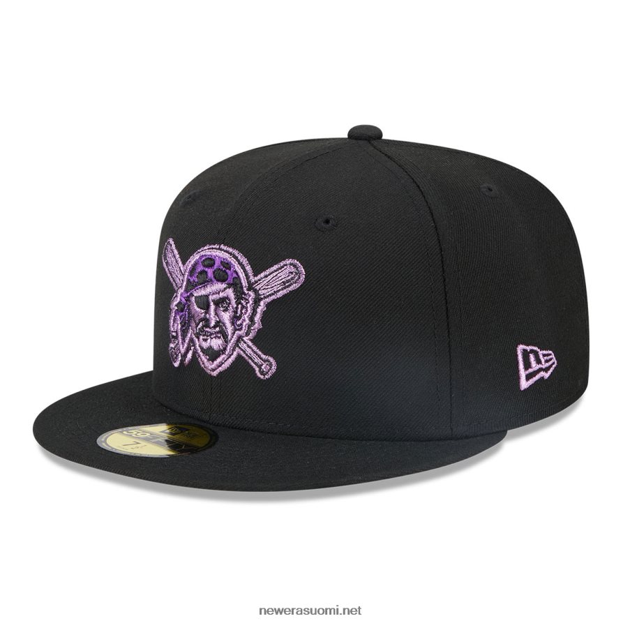 New Erapittsburgh pirates metallinen pop musta 59fifty varustettu lippalakki4V266L128