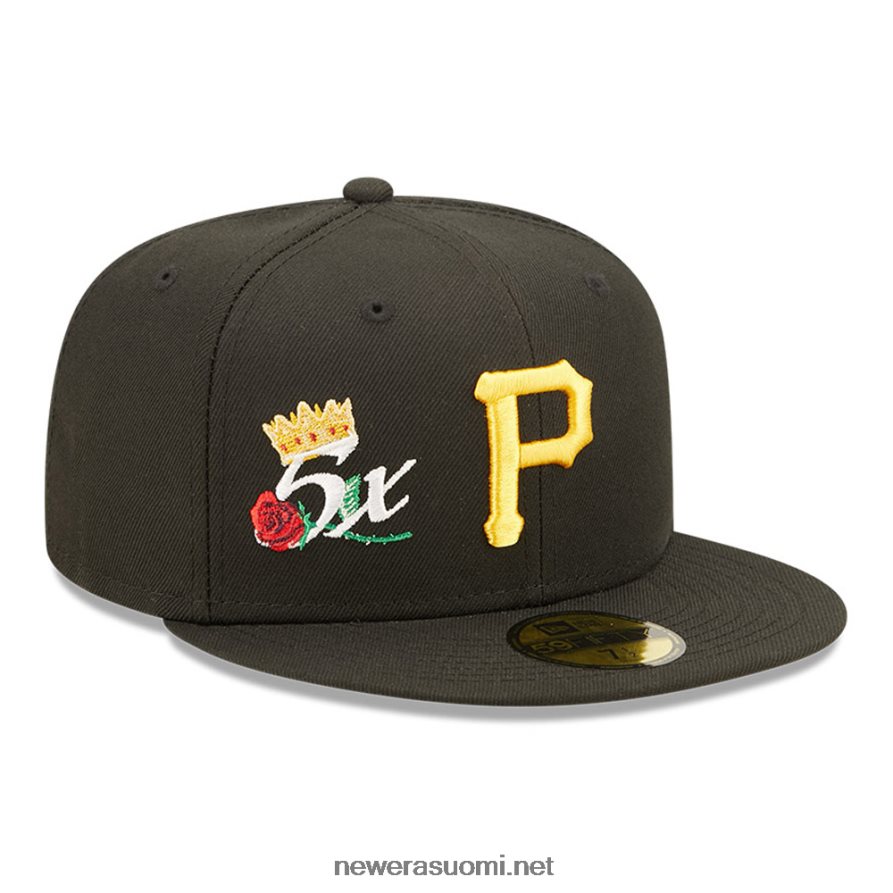 New Erapittsburgh pirates mlb crown champs musta 59fifty varustettu lippalakki4V266L1253