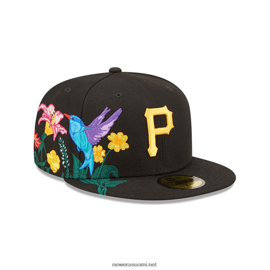 New Erapittsburgh pirates mlb kukkiva musta 59fifty varustettu lippis4V266L588