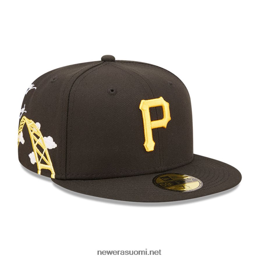 New Erapittsburgh pirates mlb pilvi musta 59fifty asennettu korkki4V266L727