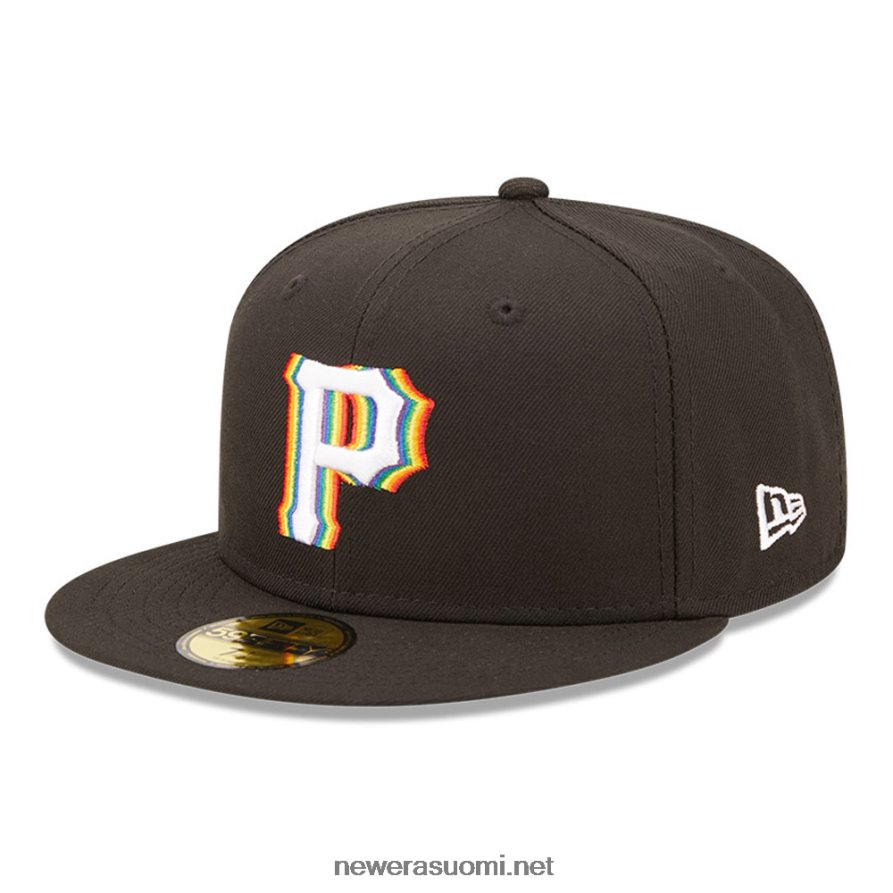 New Erapittsburgh pirates mlb prismaattinen musta 59fifty varustettu korkki4V266L303