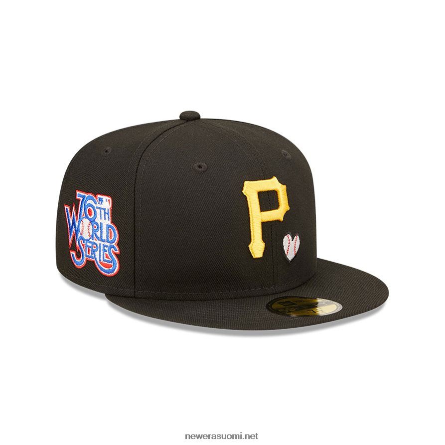 New Erapittsburgh pirates mlb team heart black 59fifty asennettu lippis4V266L891