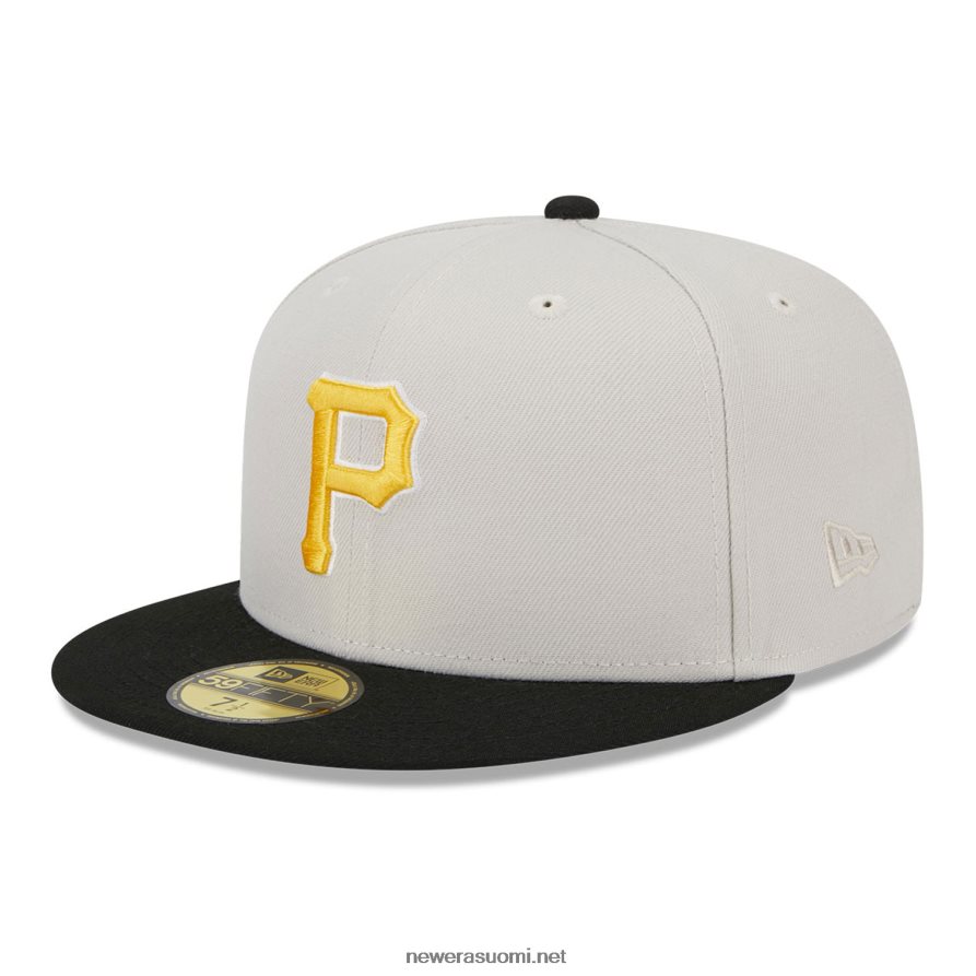 New Erapittsburgh pirates varsity letter stone 59fifty varustettu korkki4V266L377