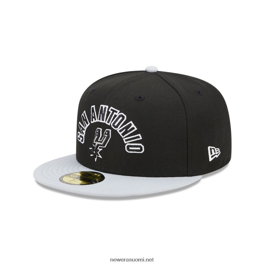 New Erasan antonio spurs nba klassinen musta 59fifty istuva lippalakki4V266L146