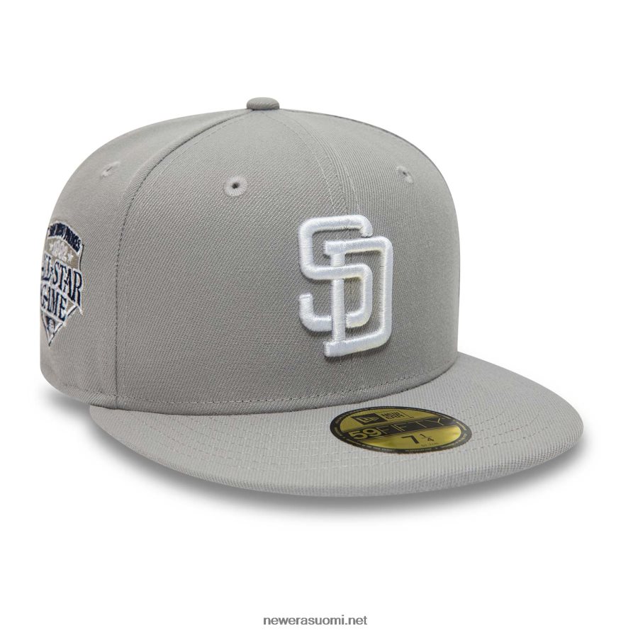 New Erasan diego padres grey basics 59fifty varustettu korkki4V266L1050