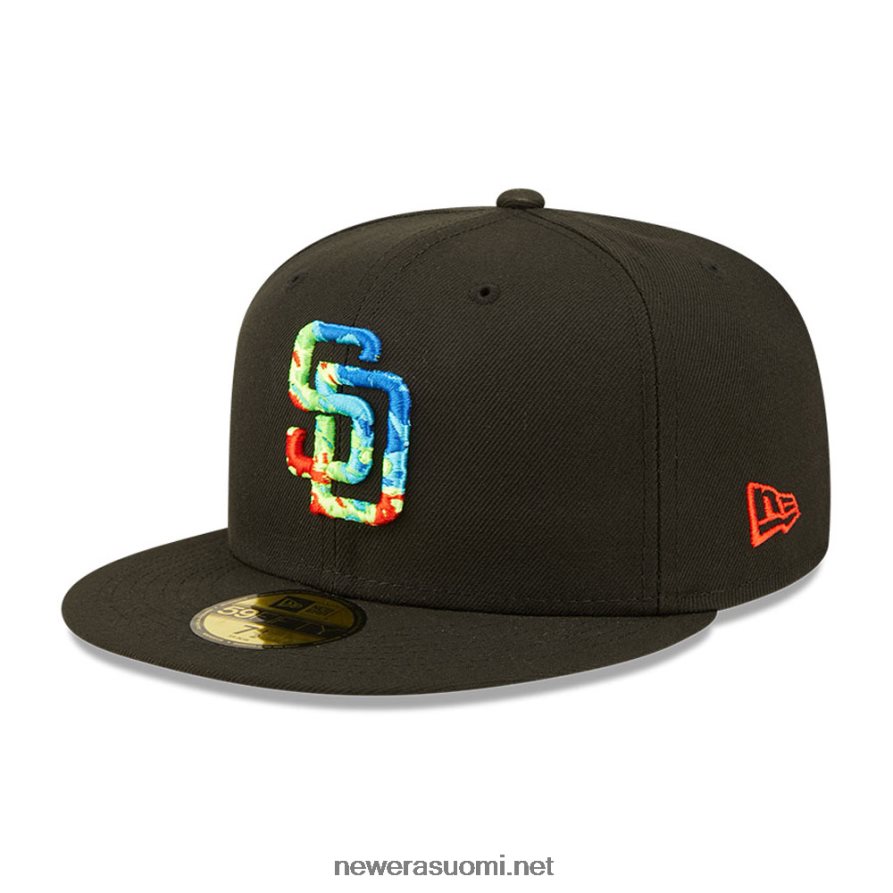 New Erasan diego padres infrapuna musta 59fifty asennettu korkki4V266L227