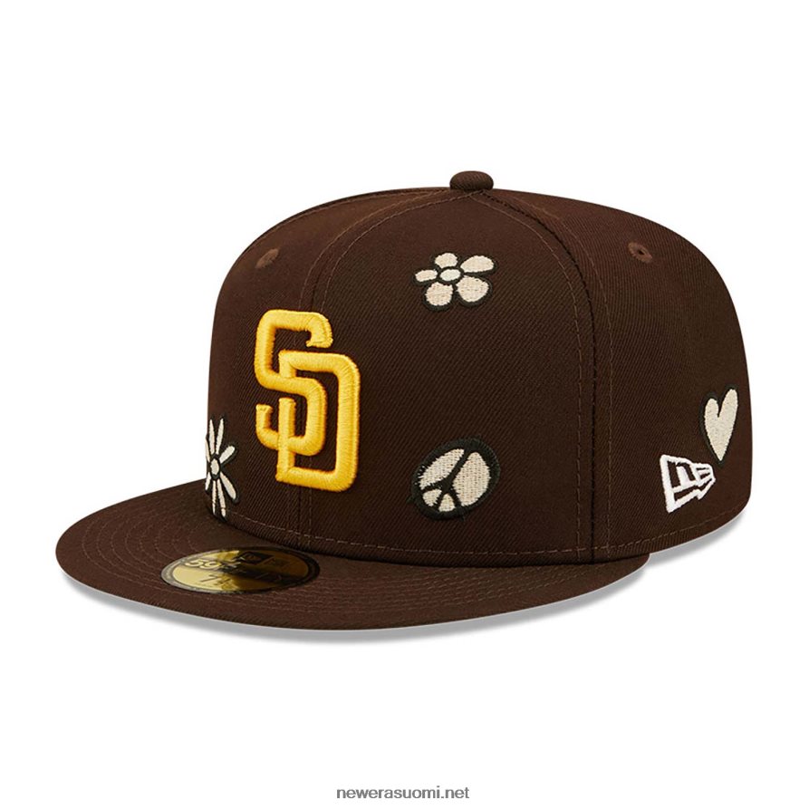 New Erasan diego padres mlb sunlight pop tummanruskea 59fifty cap4V266L1322