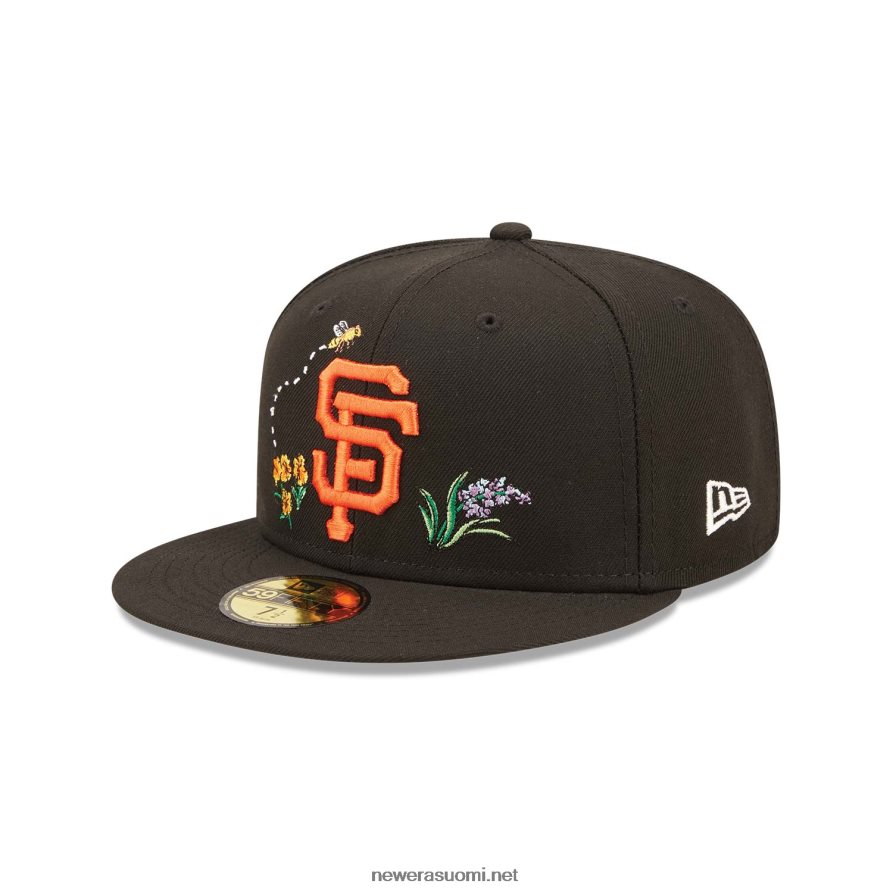 New Erasan francisco giants akvarelli kukka musta 59fifty cap4V266L1369