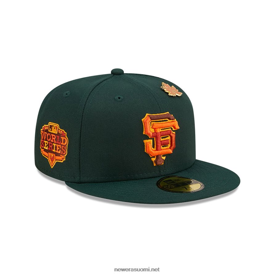 New Erasan francisco giants vehreä tummanvihreä 59fifty istuva lippalakki4V266L1192