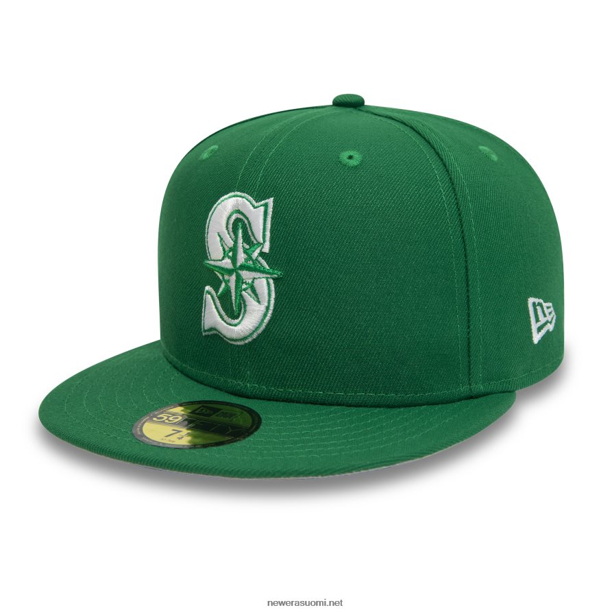 New Eraseattle mariners kelly green 59fifty fitted cap4V266L457