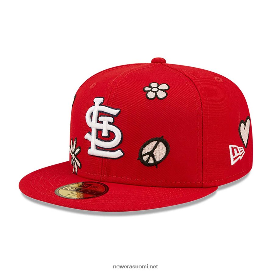 New Erast. louis cardinals mlb sunlight pop red 59fifty cap4V266L53