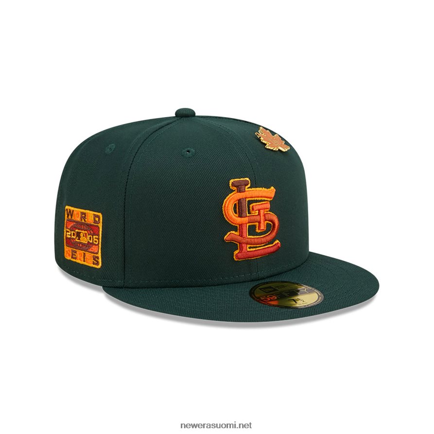 New Erast. louis cardinals vehreä tummanvihreä 59fifty istuva lippalakki4V266L1366