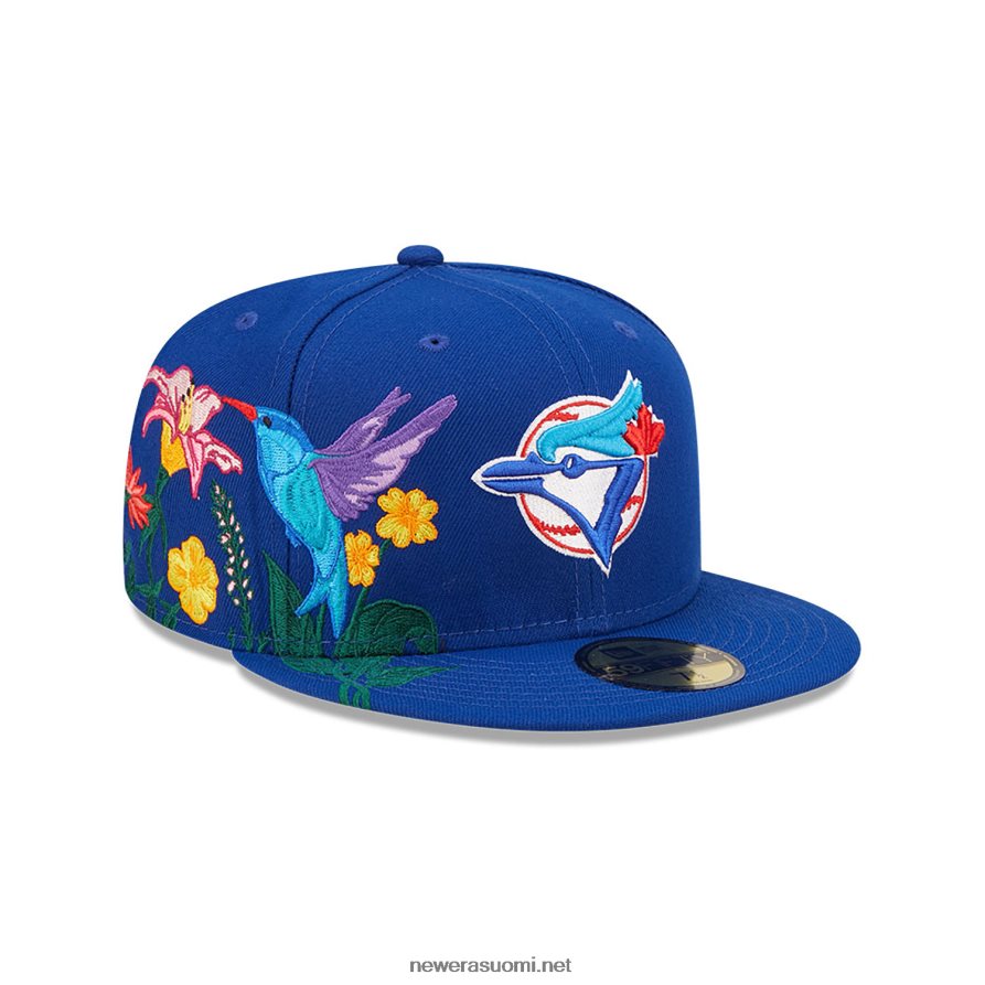 New Eratoronto blue jays mlblooming blue 59fifty fitted cap4V266L527