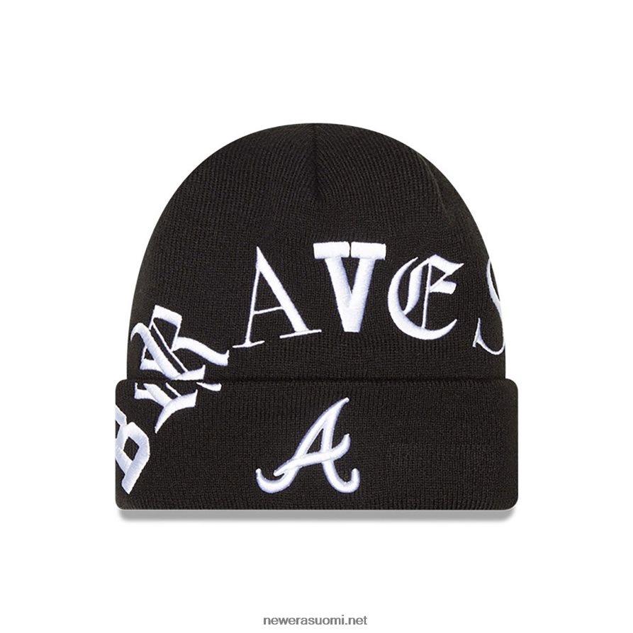 New Eraatlanta braves blackletter musta neule4V266L2516