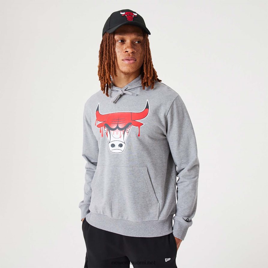 New Erachicago bulls nba drip logo keskiharmaa neulehuppari4V266L2812