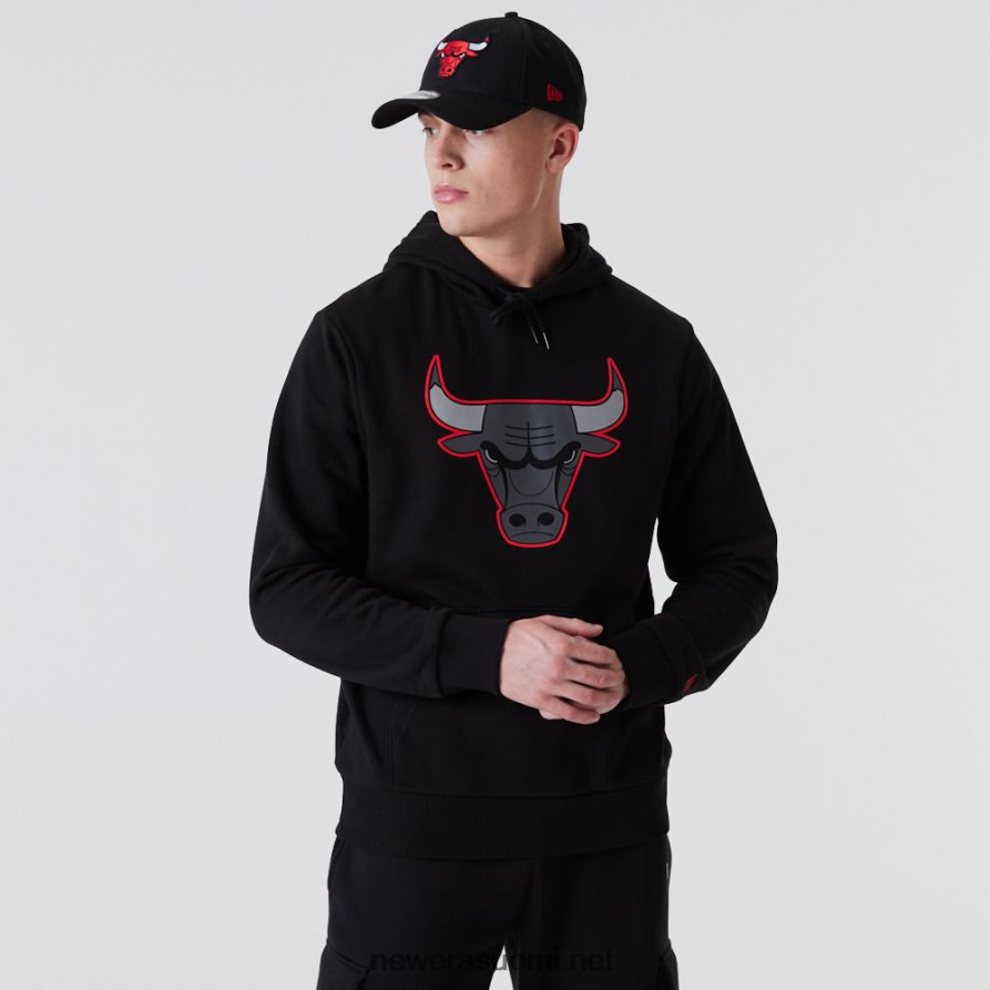 New Erachicago bulls nba outline logo musta huppari4V266L2813