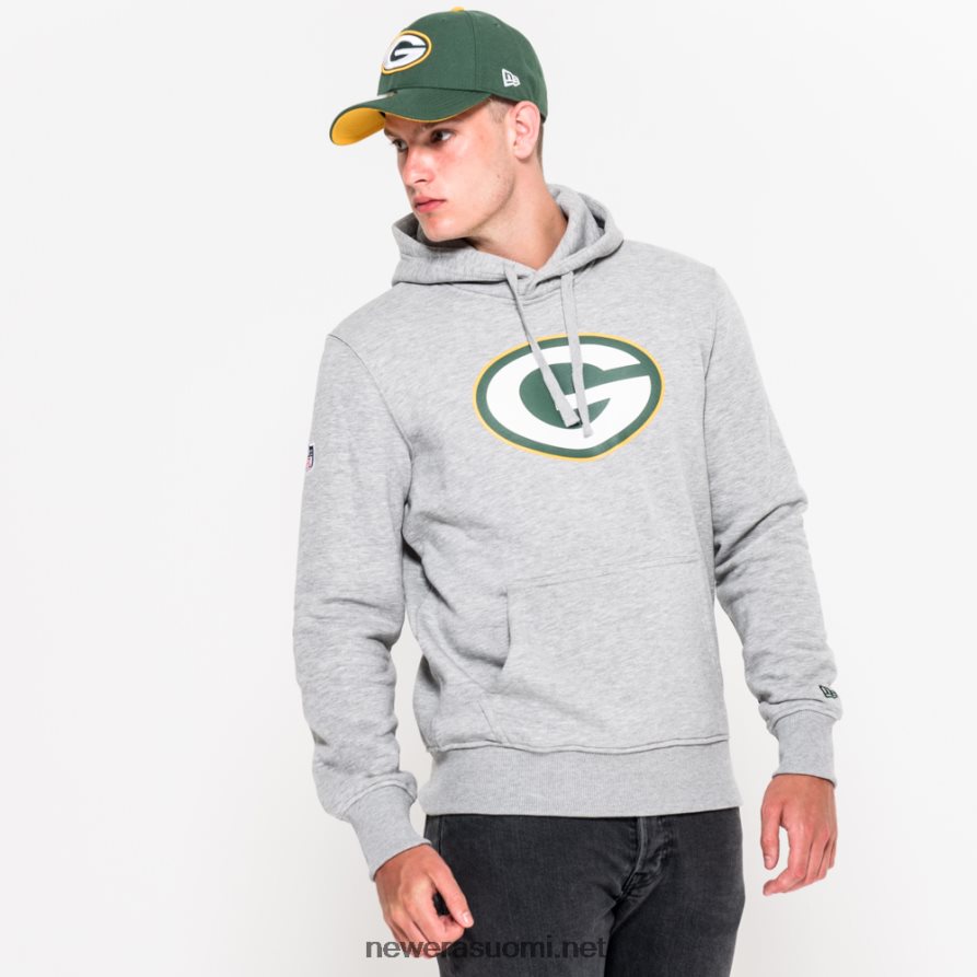 New Eragreen bay packers team logo harmaa huppari4V266L2789